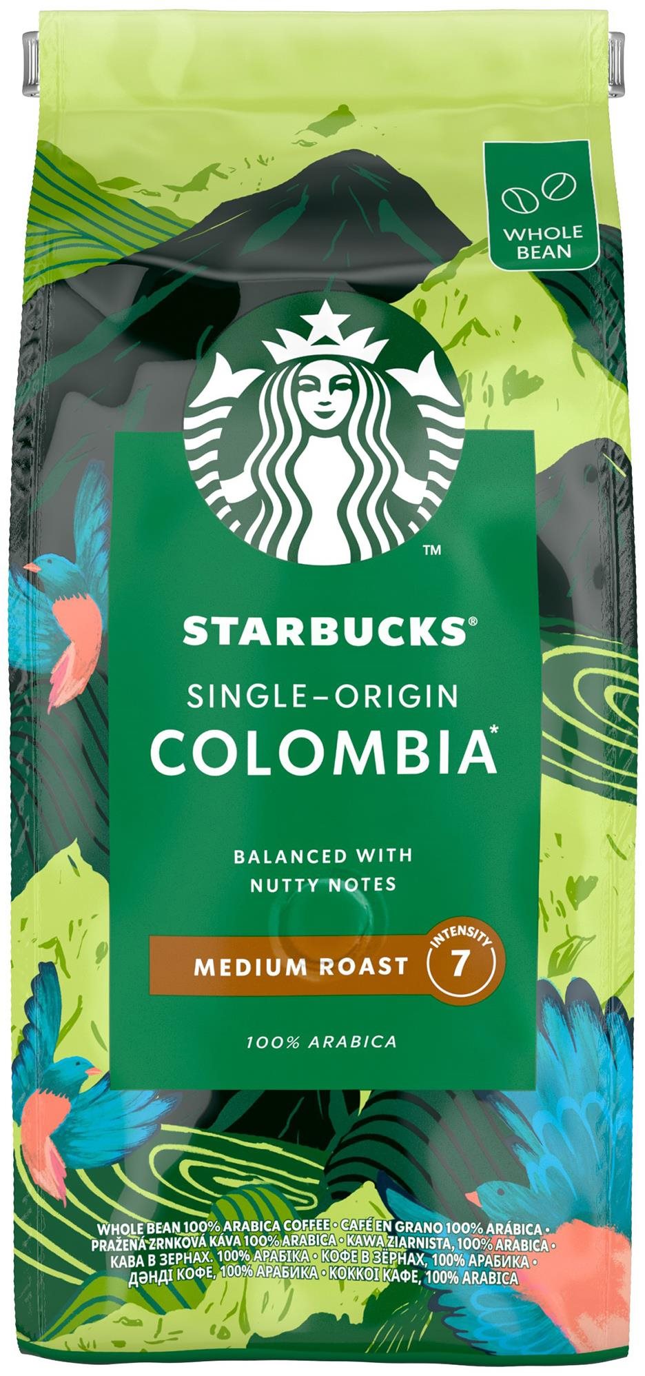 Kávé Starbucks® Single Origin Colombia közepes pörkölés, 450 g