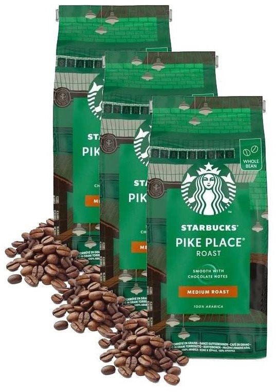 Starbucks® Pike Place eszpresszó pörkölt, 450g; 3x