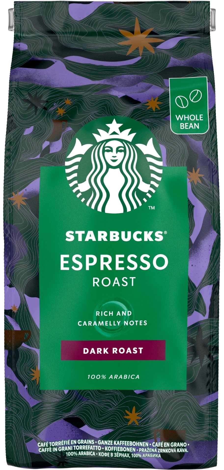 Starbucks® Espresso Roast, szemes kávé, 450 g