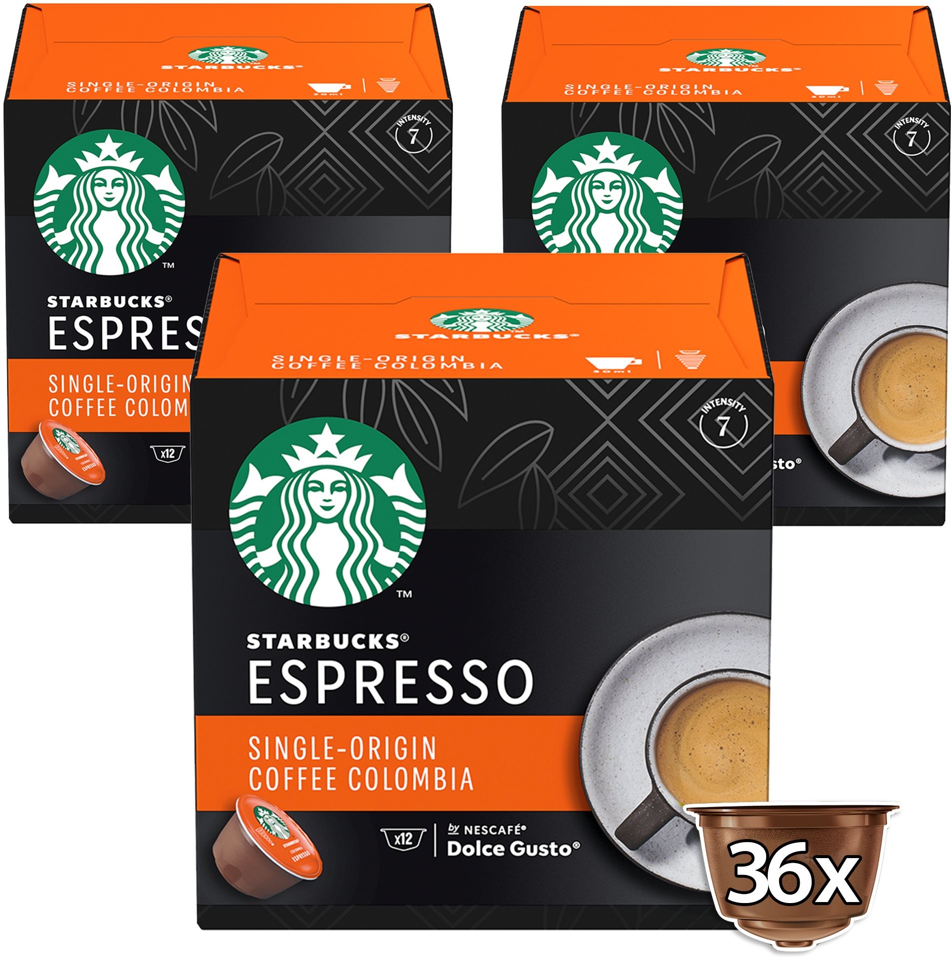 Starbucks by Nescafé Dolce Gusto Single-Origin Colombia, 3 csomag
