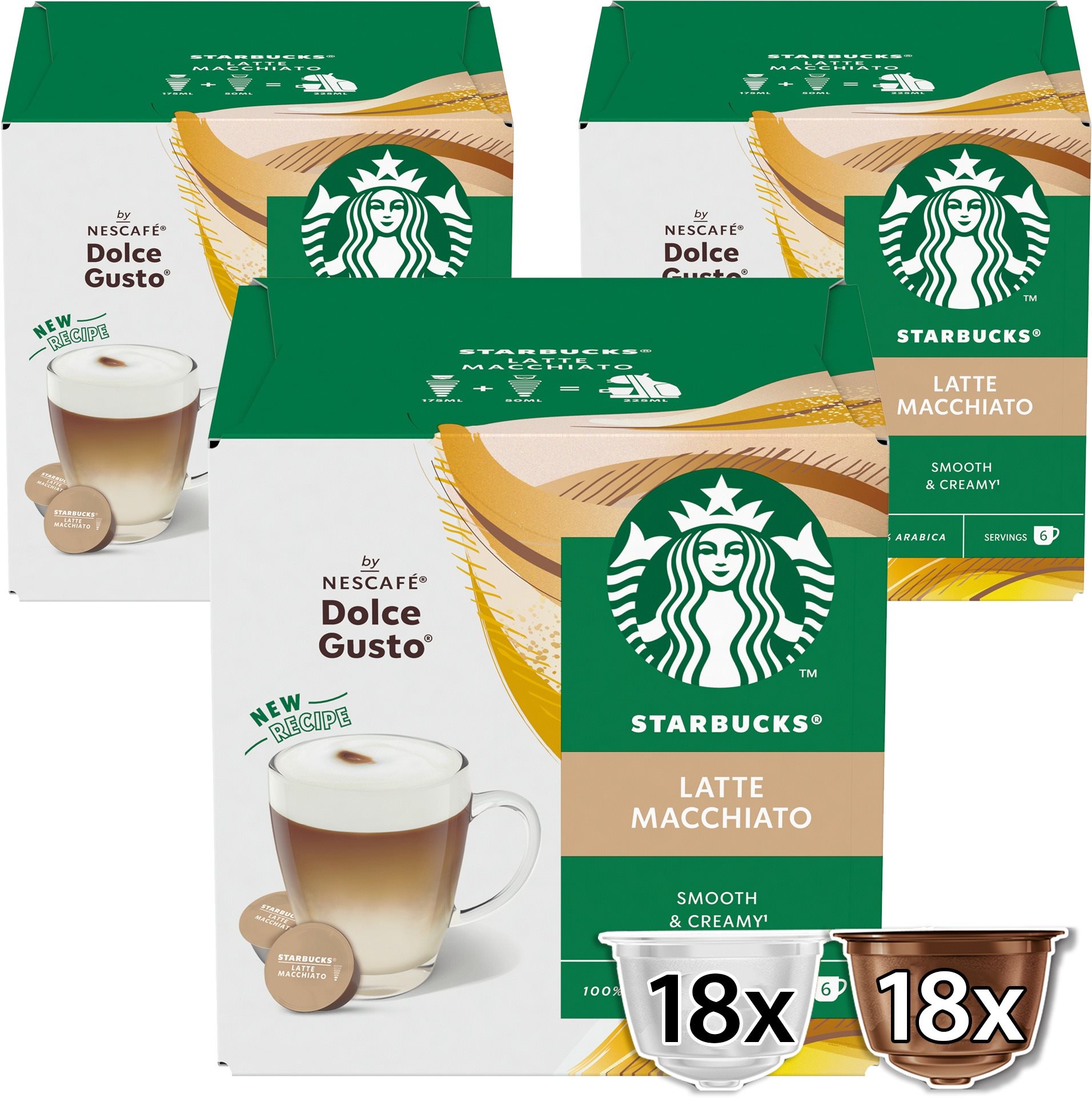 Starbucks by Nescafé Dolce Gusto Latte Macchiato, 3 csomag