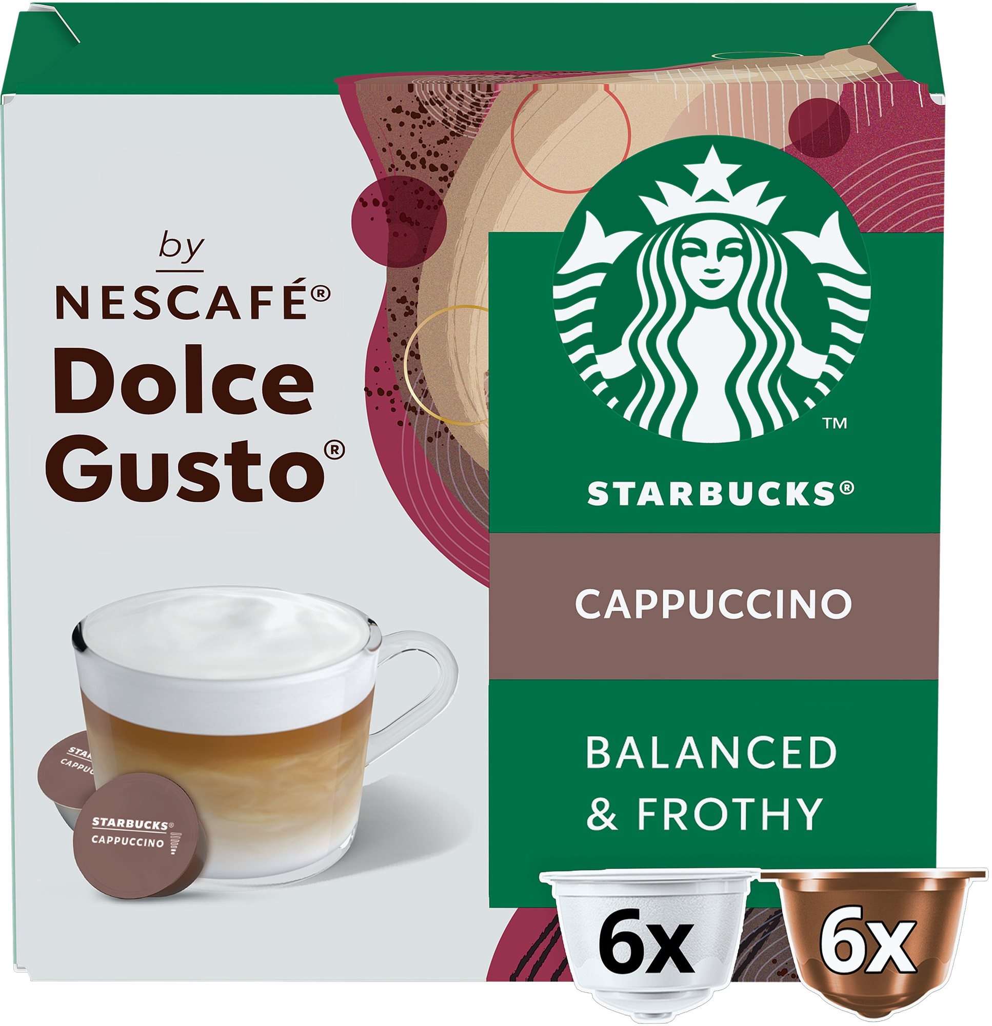 STARBUCKS® Cappuccino by NESCAFE® DOLCE GUSTO® 12 db