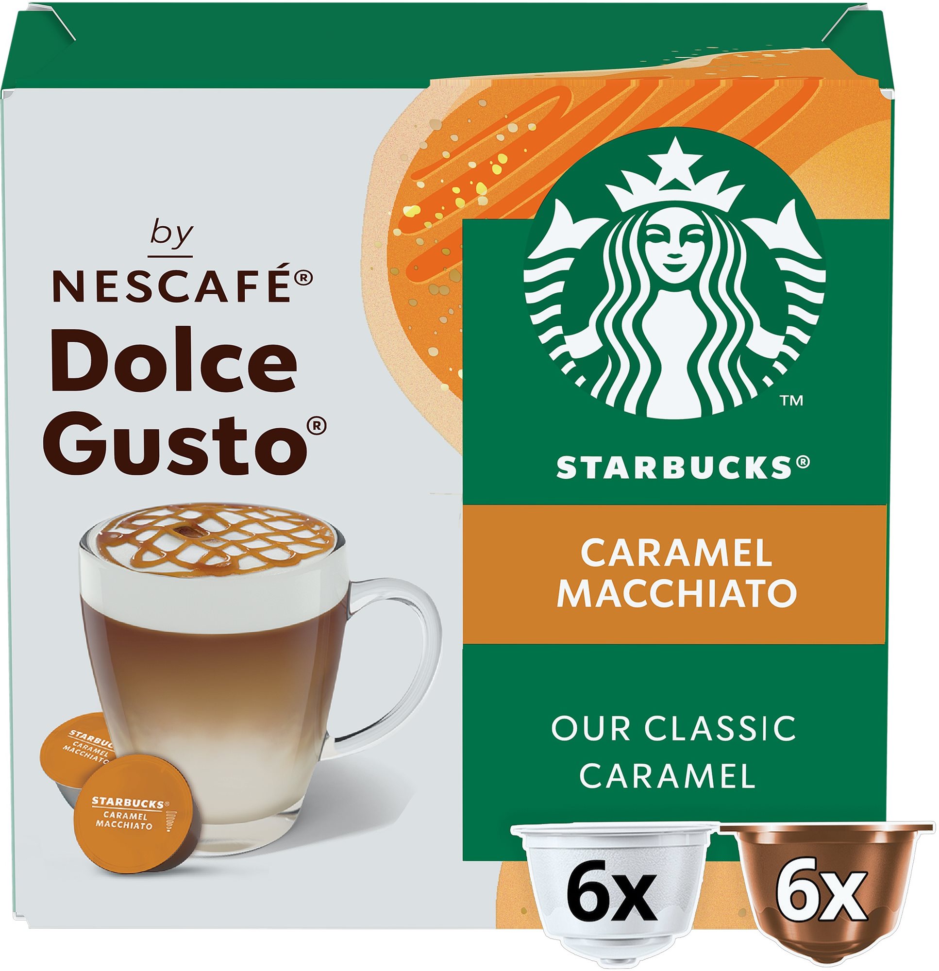 STARBUCKS® Caramel Macchiato by NESCAFE® DOLCE GUSTO® 12 db