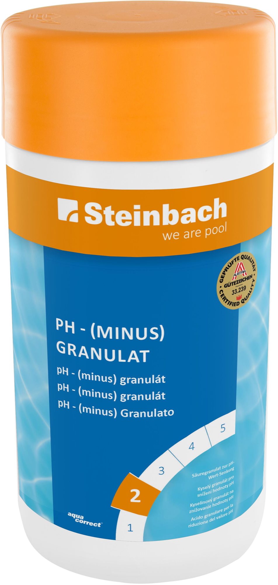 Steinbach pH - (mínusz) granulátum, 1,5 kg