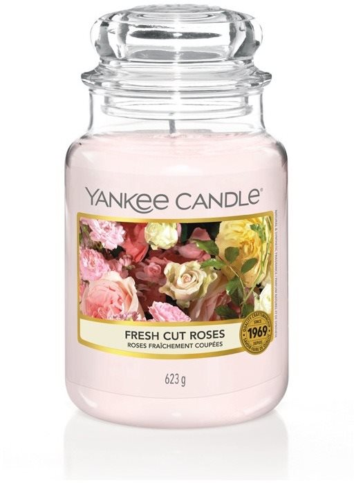 Yankee Candle Classic nagy 623 g friss vágott rózsák