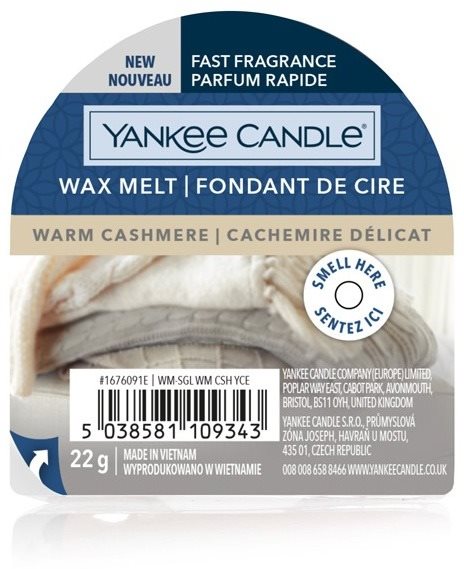 YANKEE CANDLE Warm Cashmere 22 g