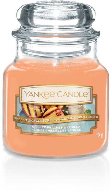 Gyertya YANKEE CANDLE Grilled peaches and vanilla 104 g