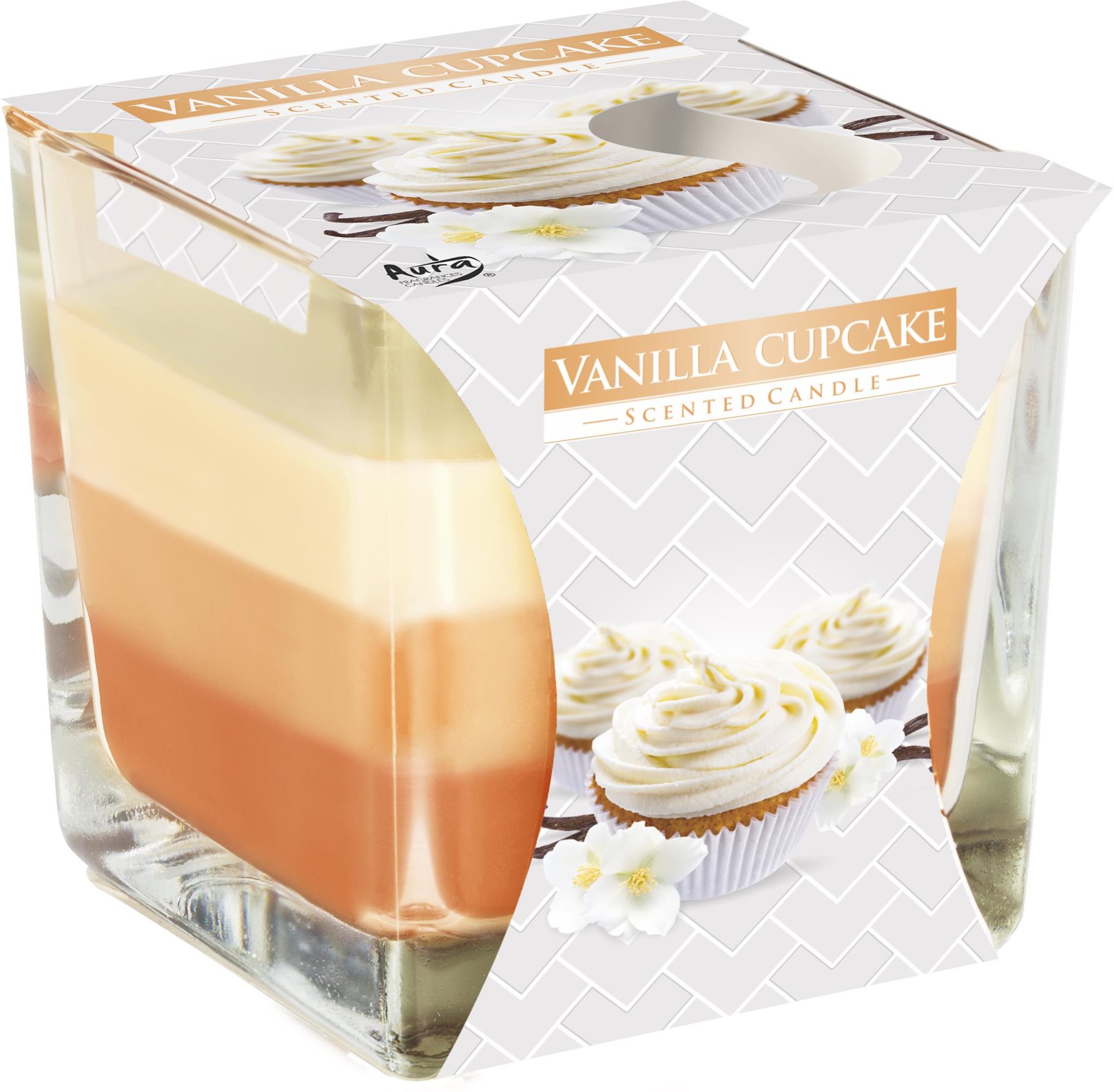 BISPOL Három színű Vanilla Cupcake 170 g