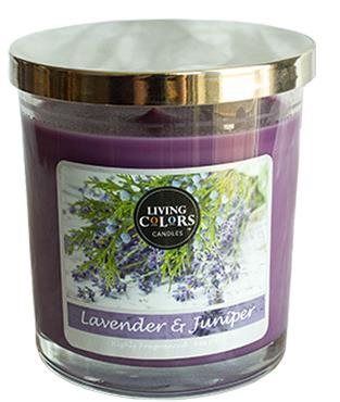 CANDLE LITE Living Colors Lavender Juniper 141 g