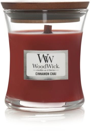 Fahéj és vanília illatú gyertya, égési idő 20 óra - WoodWick