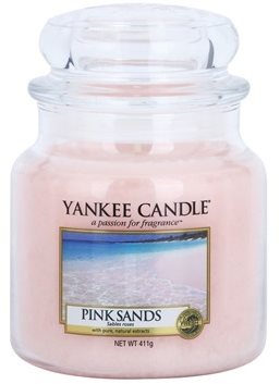 YANKEE CANDLE Classic Pink Sands, közepes méretű, 411 gramm