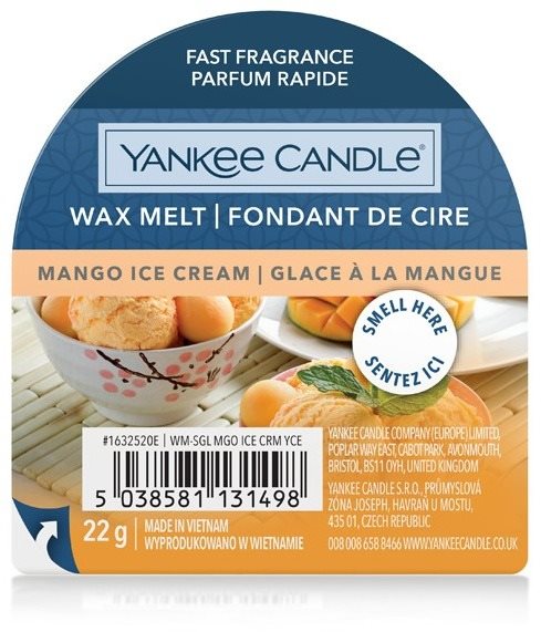 YANKEE CANDLE Mango Ice Cream 22 g