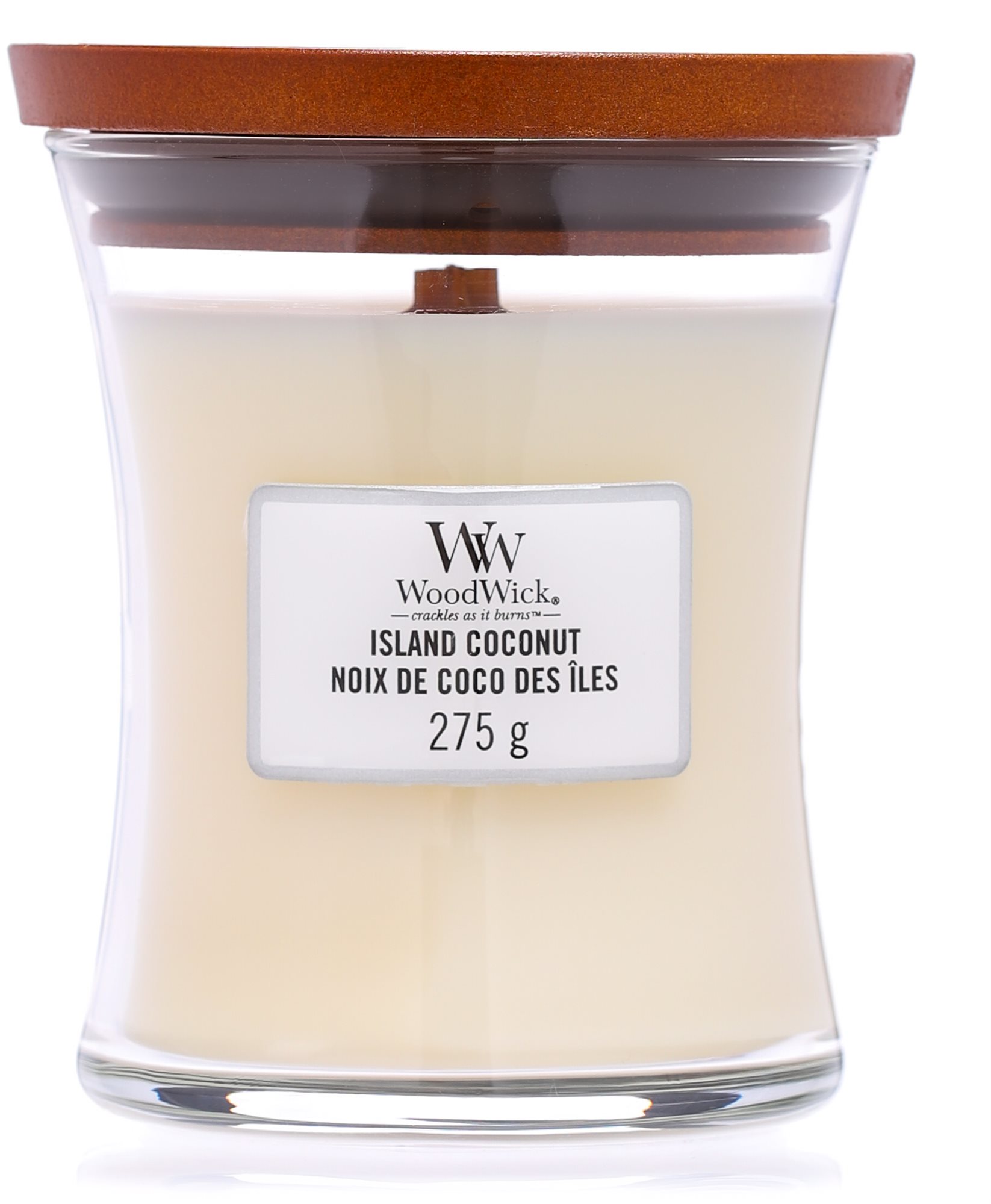 WOODWICK Island Coconut Medium Candle 275 gramm