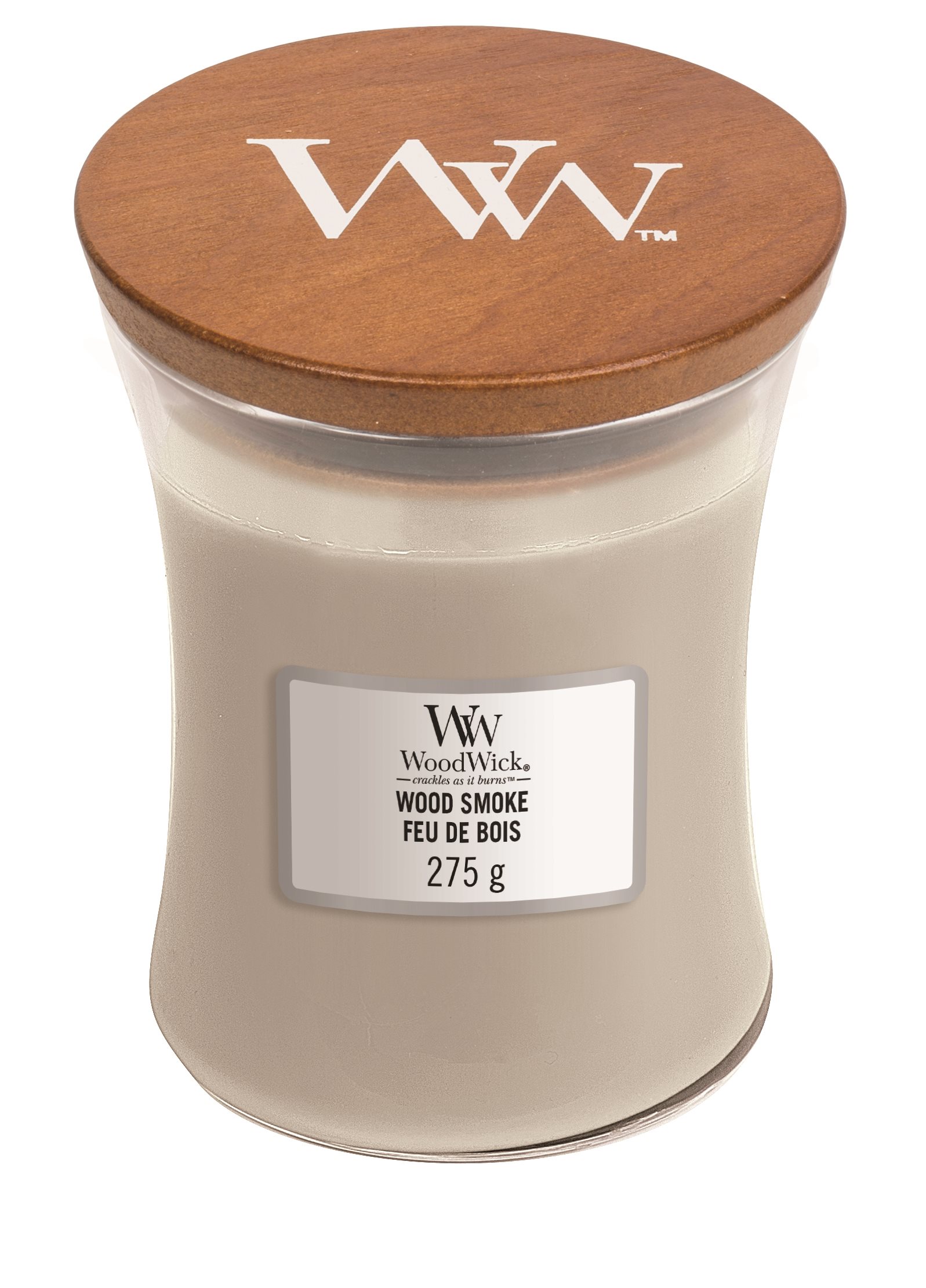 WOODWICK Wood Smoke Medium Candle 275 gramm