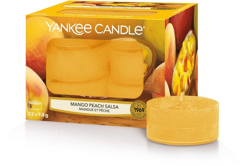 Yankee Candle Illatos teamécses Mango Peach Salsa 12 x 9,8 g
