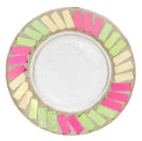 YANKEE CANDLE Pink/Green Kis tányér