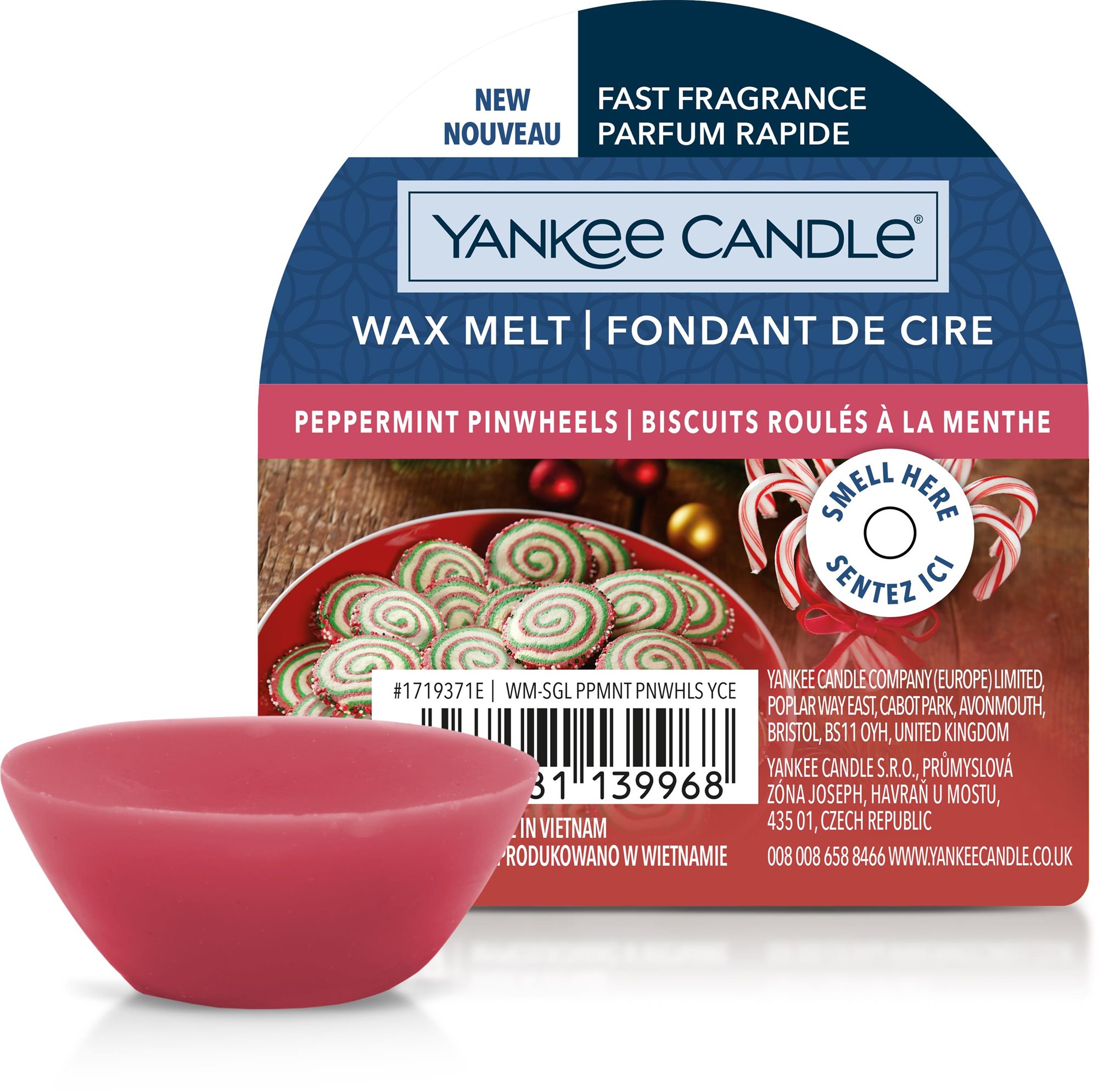 YANKEE CANDLE Peppermint Pinwheels 22 g