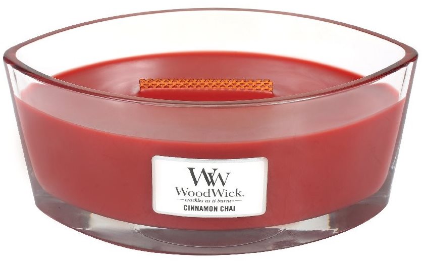 Fahéj és vanília illatú gyertya, égési idő 30 óra - WoodWick