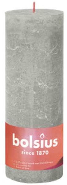 BOLSIUS rusztikus oszlopos, szürke homok 190 × 68 mm