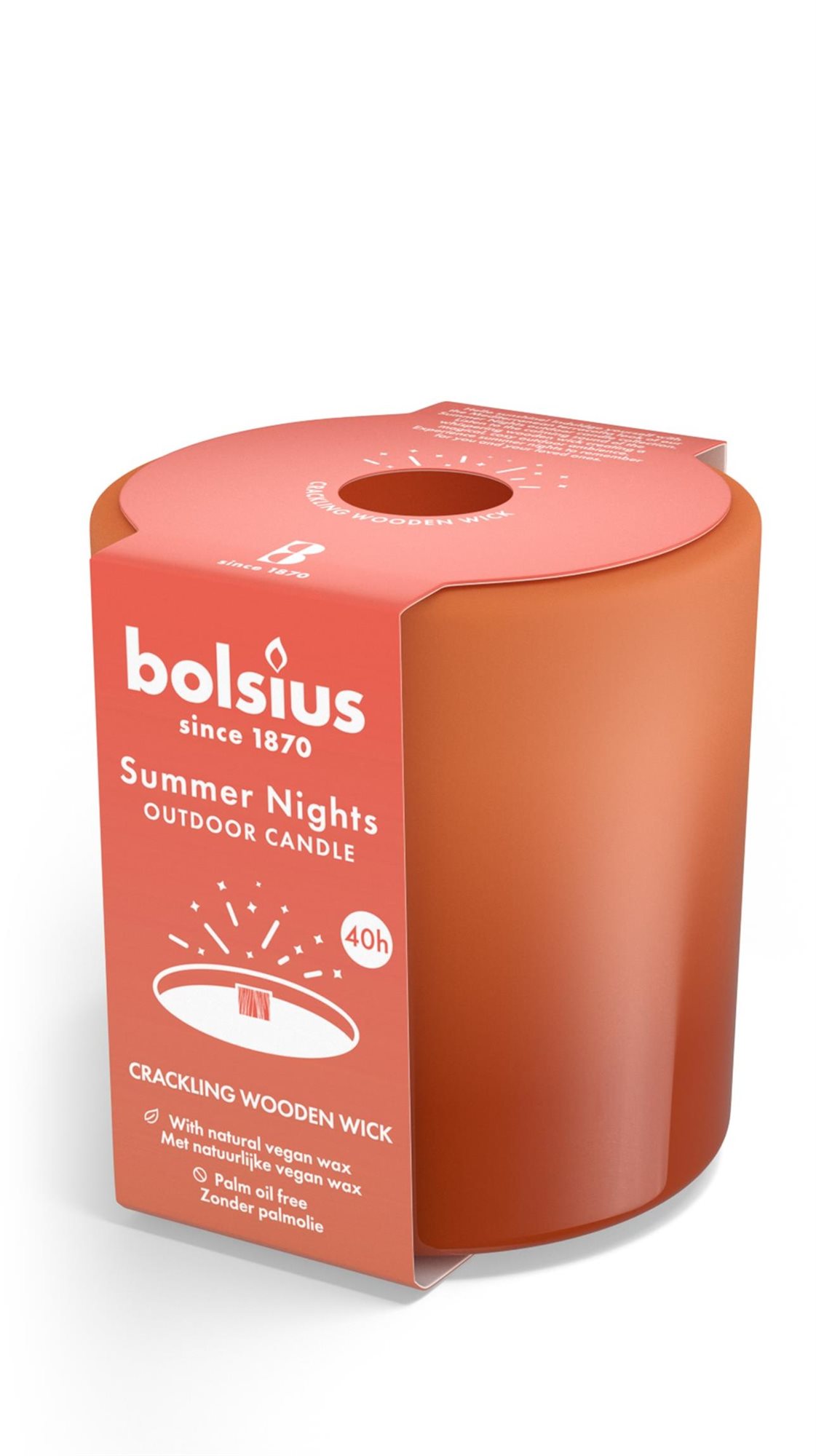 BOLSIUS Summer Nights terrakotta 100 × 100 mm
