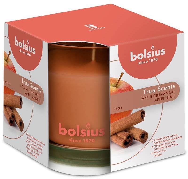 BOLSIUS True Scents Apple Cinnamon 95 × 95 mm
