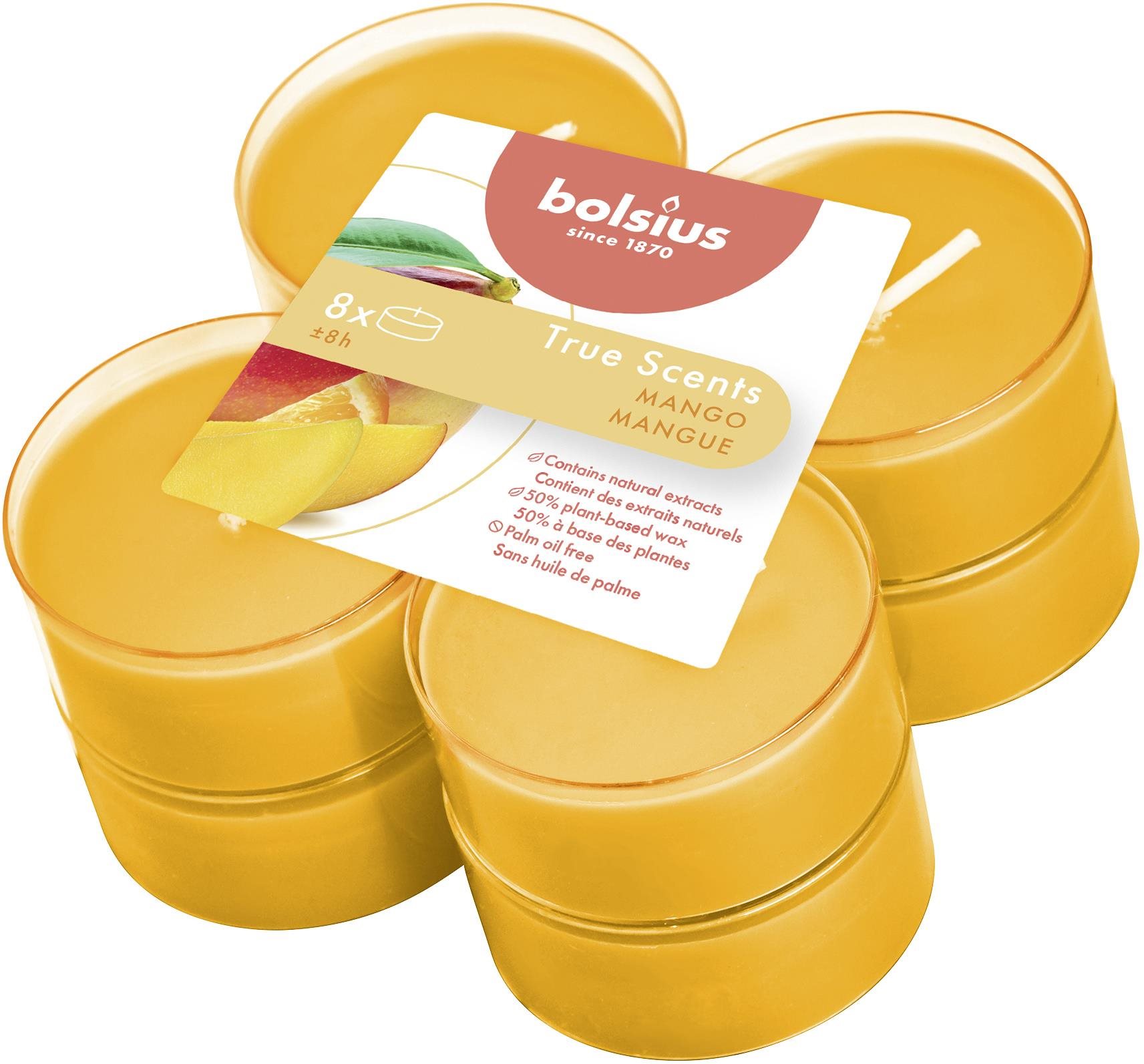 BOLSIUS Maxi True Scents Mango, 8 darab