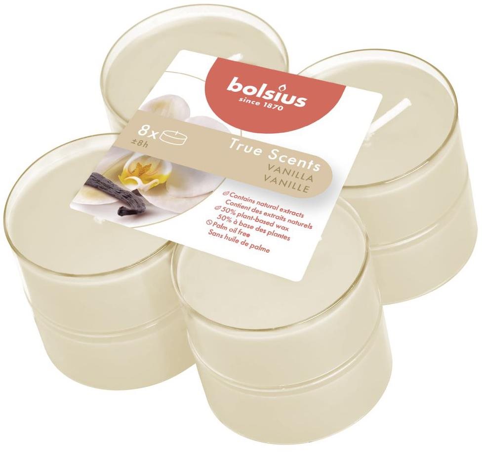 BOLSIUS Maxi True Scents Vanilla 8 darab
