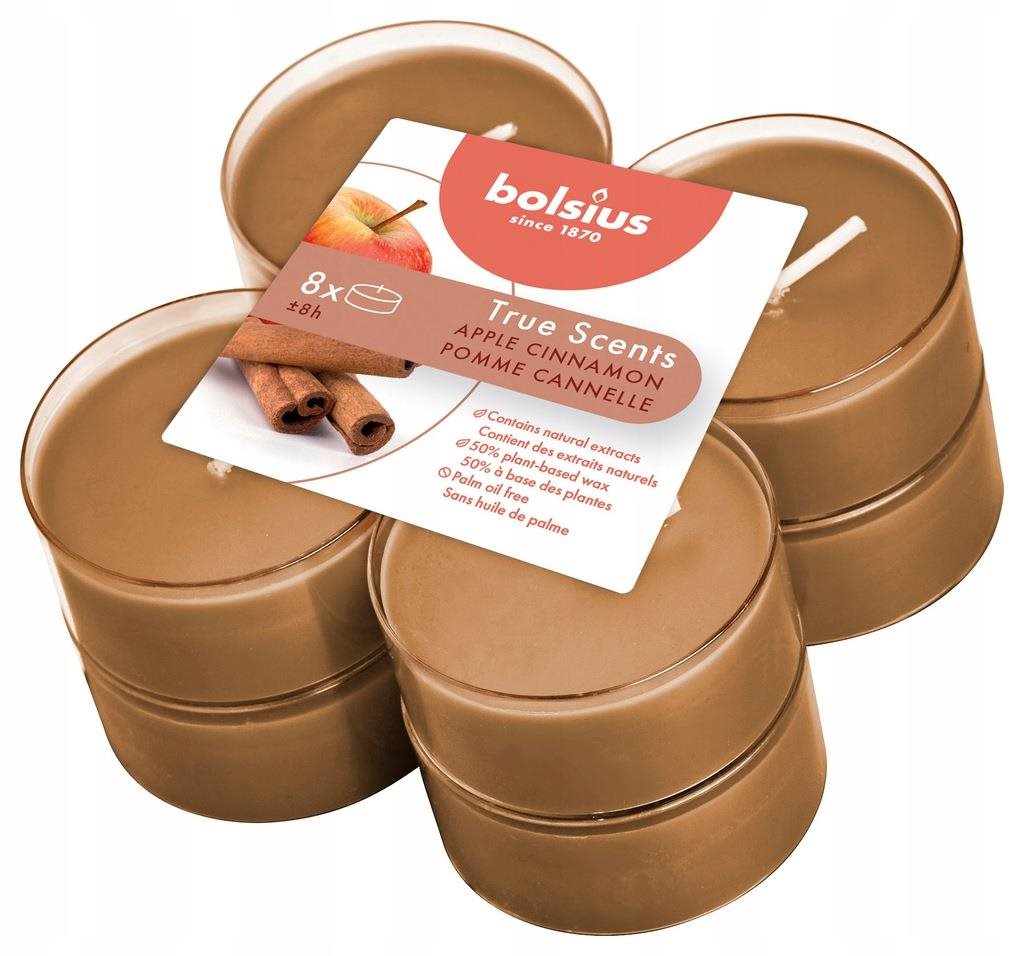 BOLSIUS Maxi True Scents Apple Cinnamon 8 darab
