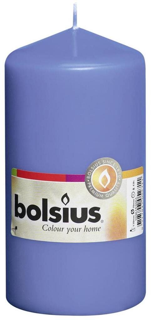 BOLSIUS klasszikus gyertya égszínkék 130 × 68 mm