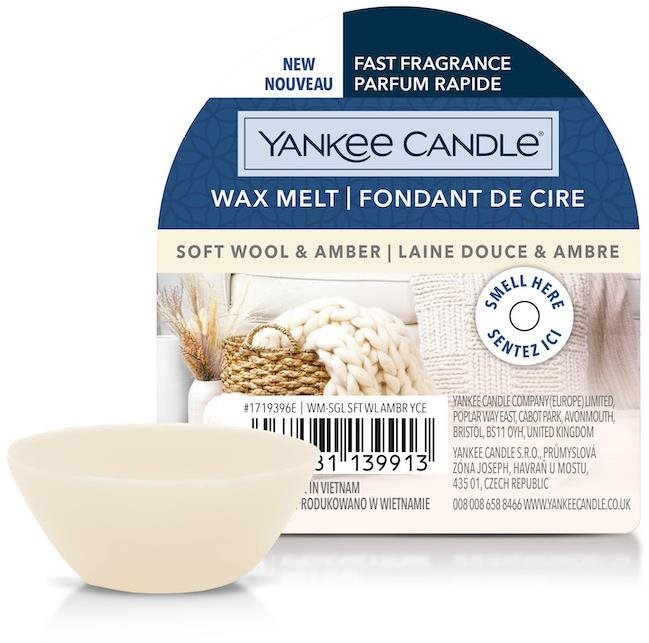 YANKEE CANDLE Soft Wool & Amber 22 g