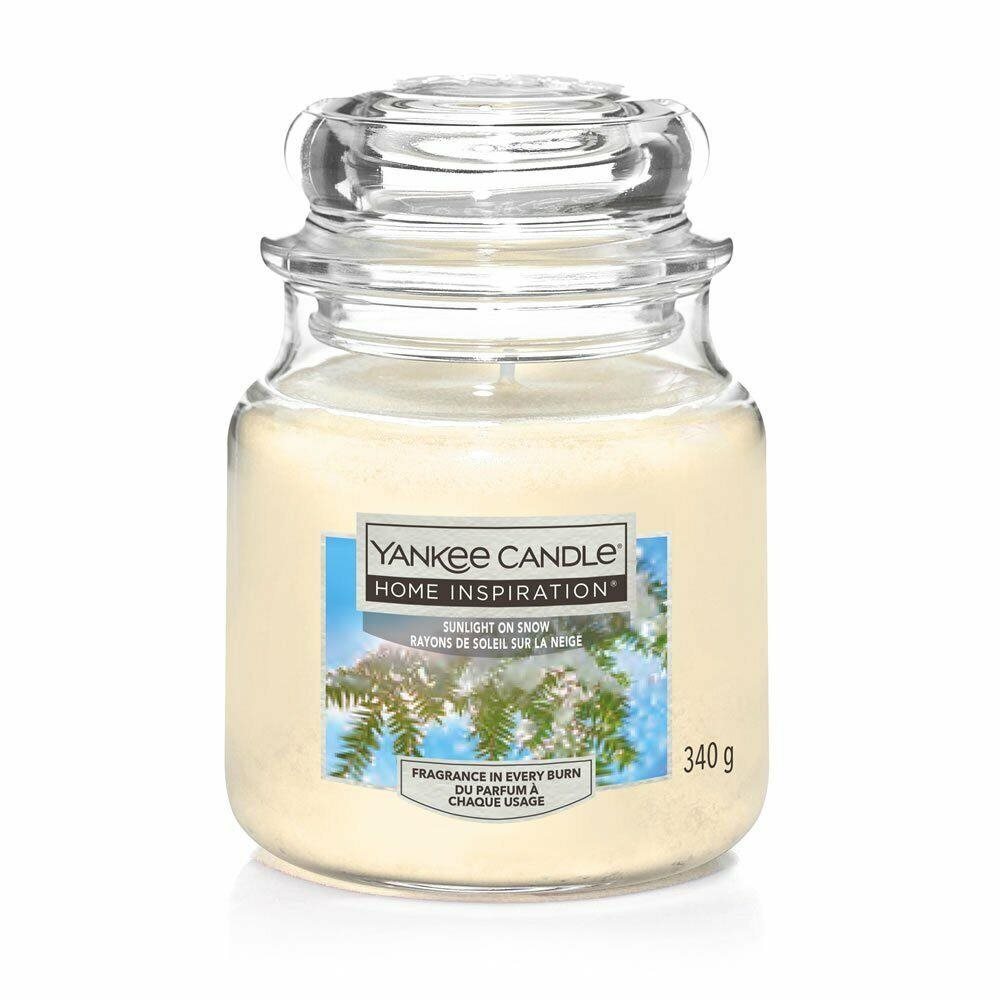 YANKEE CANDLE Home Inspiration Sunlight On Snow 340 g