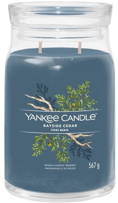 YANKEE CANDLE Signature üveg 2 kanóc Bayside Cedar 567 g