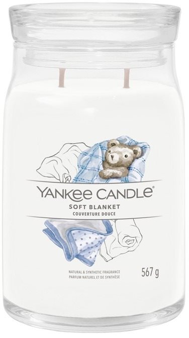 YANKEE CANDLE Signature üveg 2 kanóc Soft Blanket 567 g