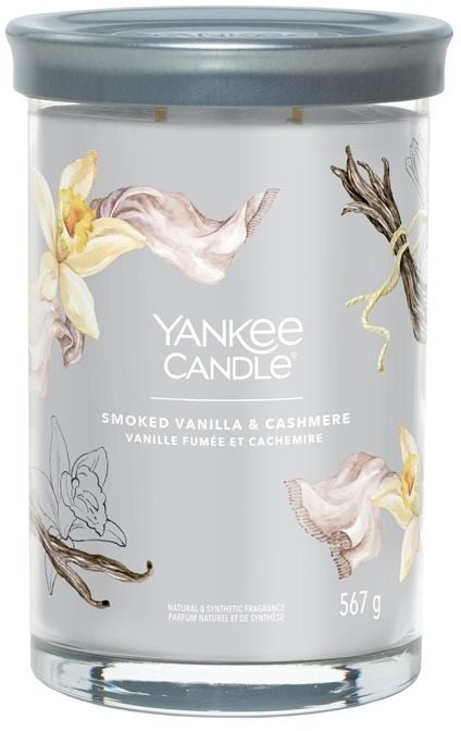 YANKEE CANDLE Signature 2 kanóc Smoked Vanilla & Cashmere 567 g