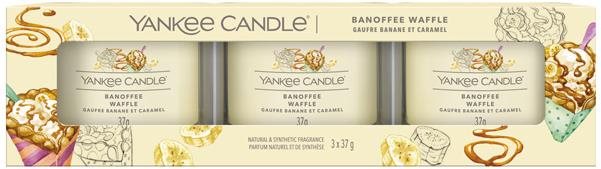 YANKEE CANDLE Banoffee Waffel 3×37 g