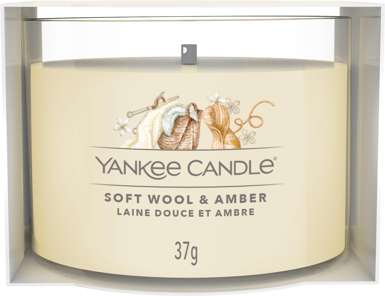 YANKEE CANDLE Soft Wool & Amber 37 g