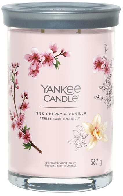 YANKEE CANDLE Signature 2 kanóc Pink Cherry & Vanilla 567 g