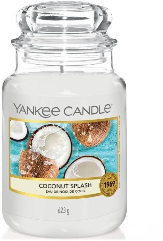 Coconut Splash illatgyertya, égési idő 110 óra - Yankee Candle