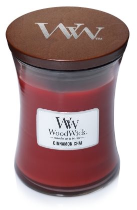 Fahéj és vanília illatú gyertya, égési idő 55 óra - WoodWick