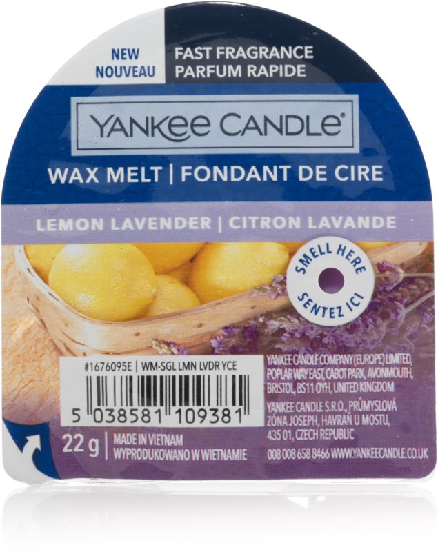 Yankee Candle Illatviasz Lemon Lavender 22 g