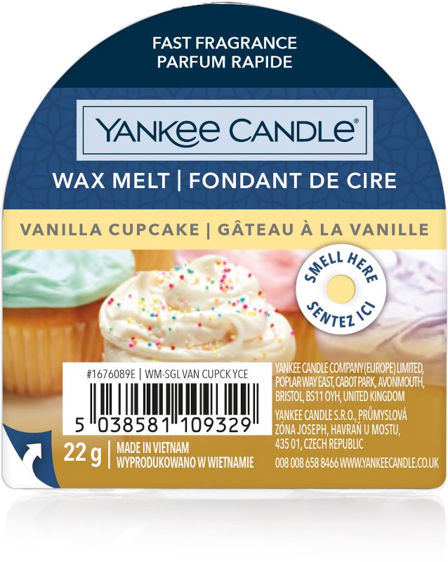 YANKEE CANDLE Vanilla Cupcake 22 g