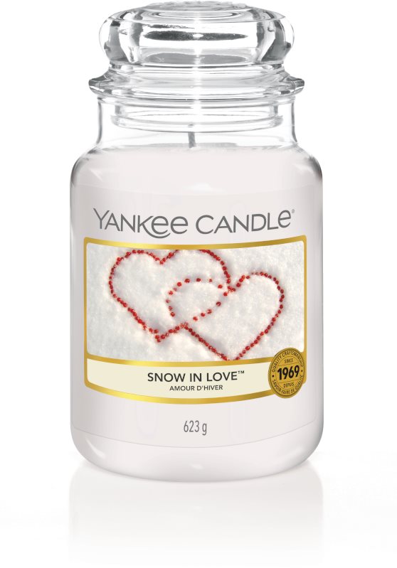 Szív a hóban illatgyertya, égési idő 110 óra - Yankee Candle