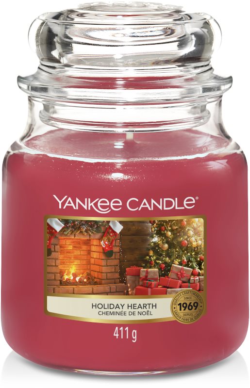 Holiday Hearth illatgyertya, égési idő 65 óra - Yankee Candle