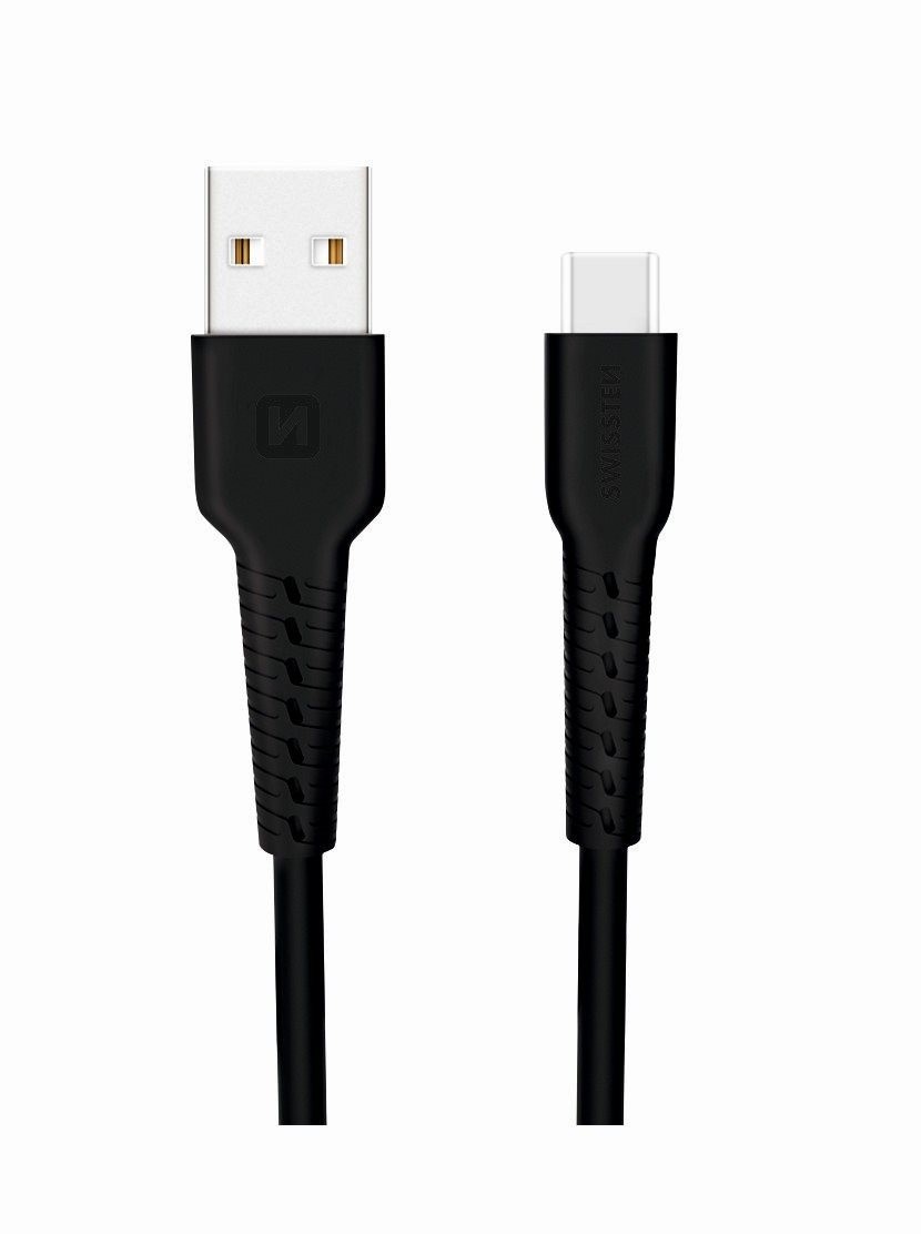 Swissten USB-C 1m, fekete