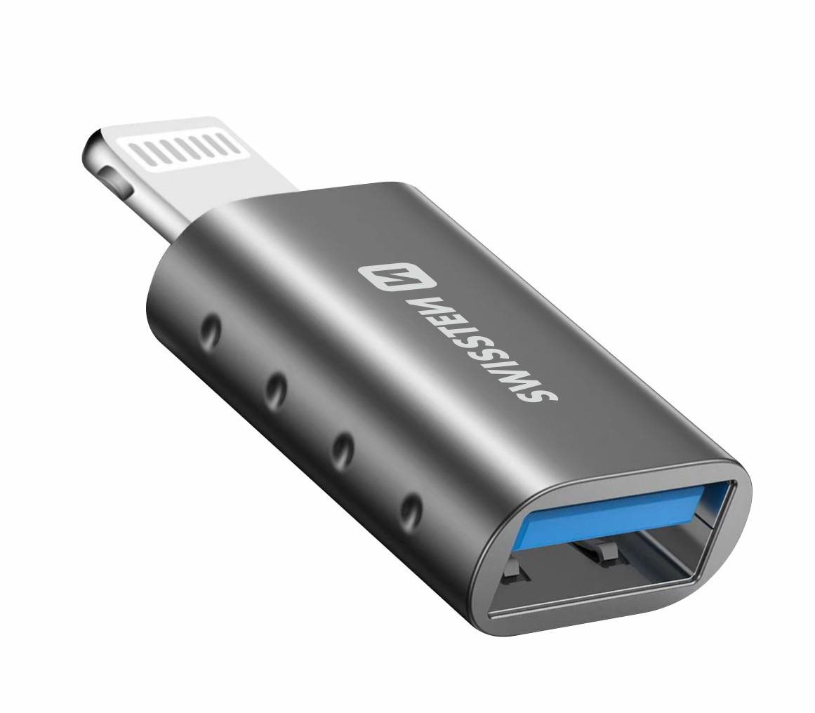 Swissten OTG adapter Lightning (M) / USB-A (F)