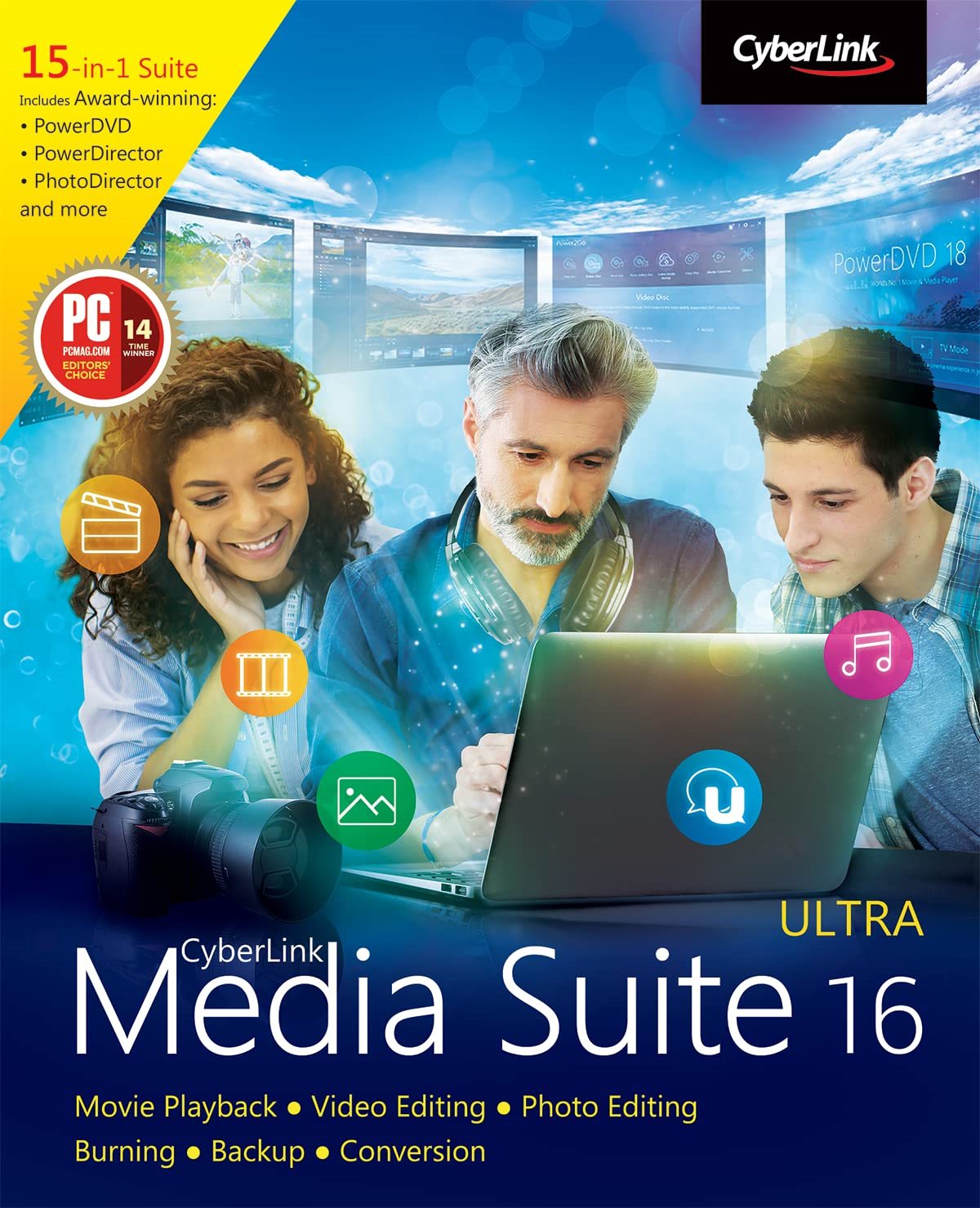 Cyberlink Media Suite 16 Ultra (elektronikus licenc)