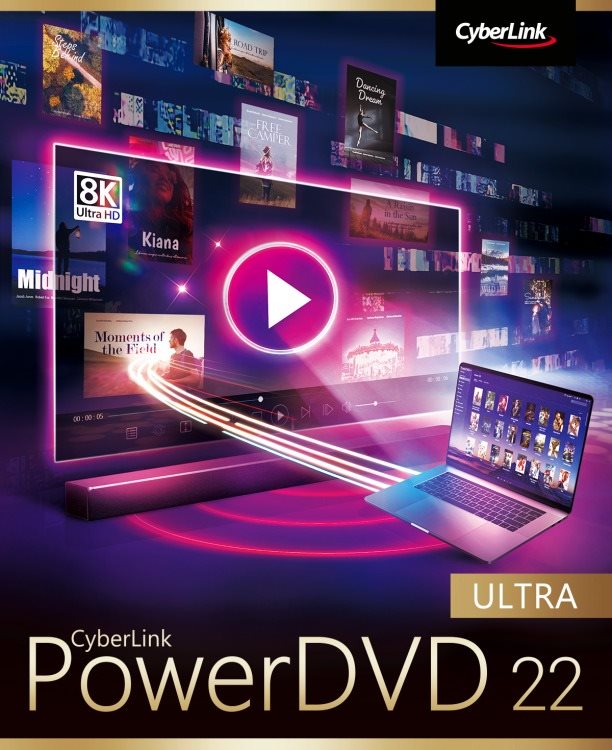 Cyberlink PowerDVD 22 Ultra (elektronikus licenc)