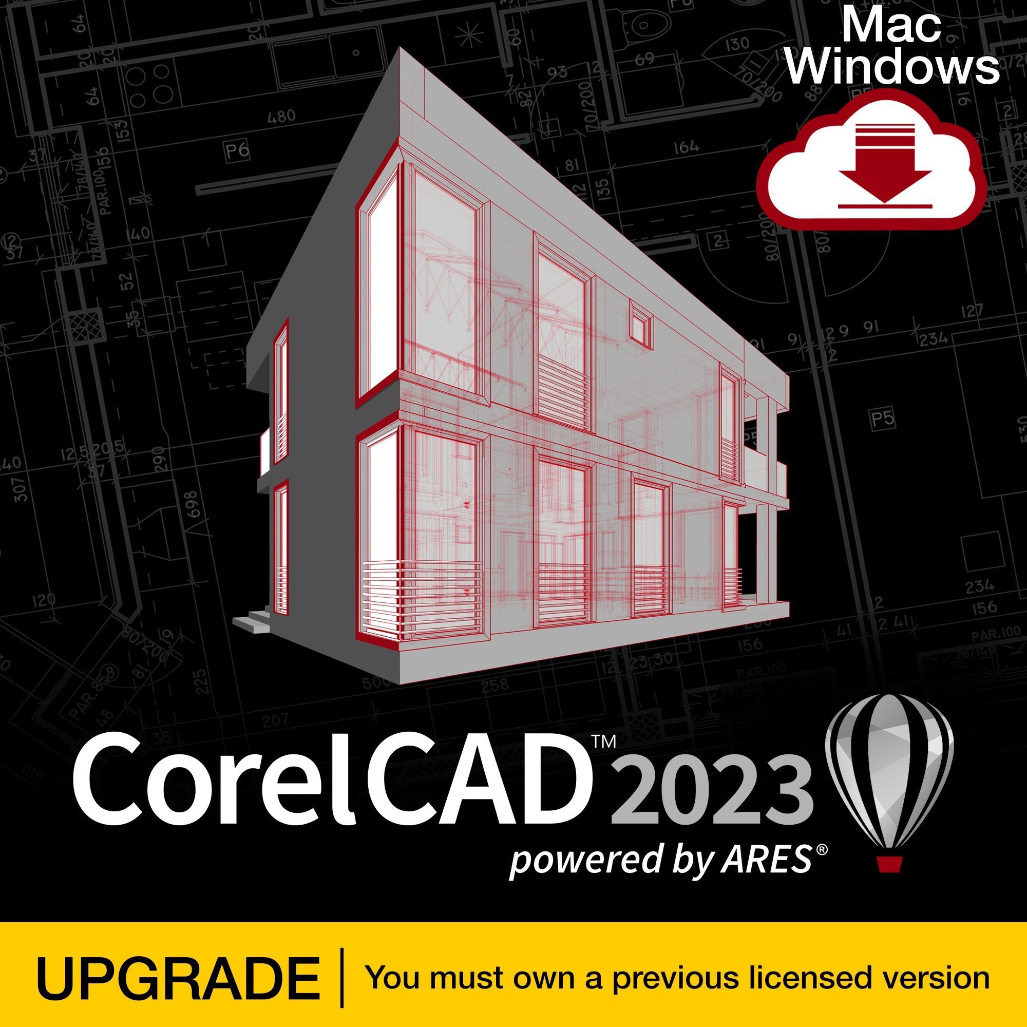 CorelCAD 2023 Win/Mac CZ/EN upgrade (elektronikus licenc)