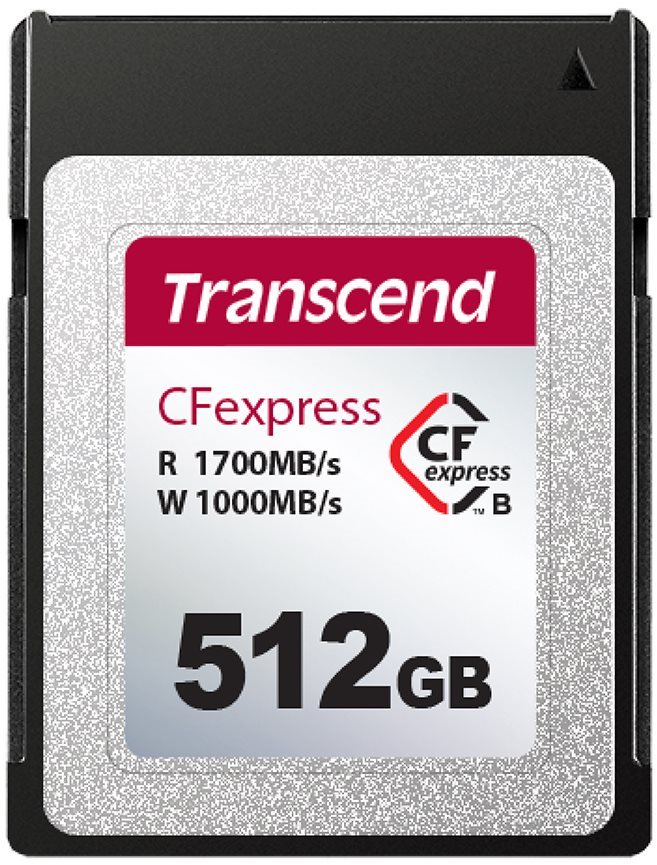 Transcend CFexpress 820 B típusú 512 GB-os PCIe Gen3 x2