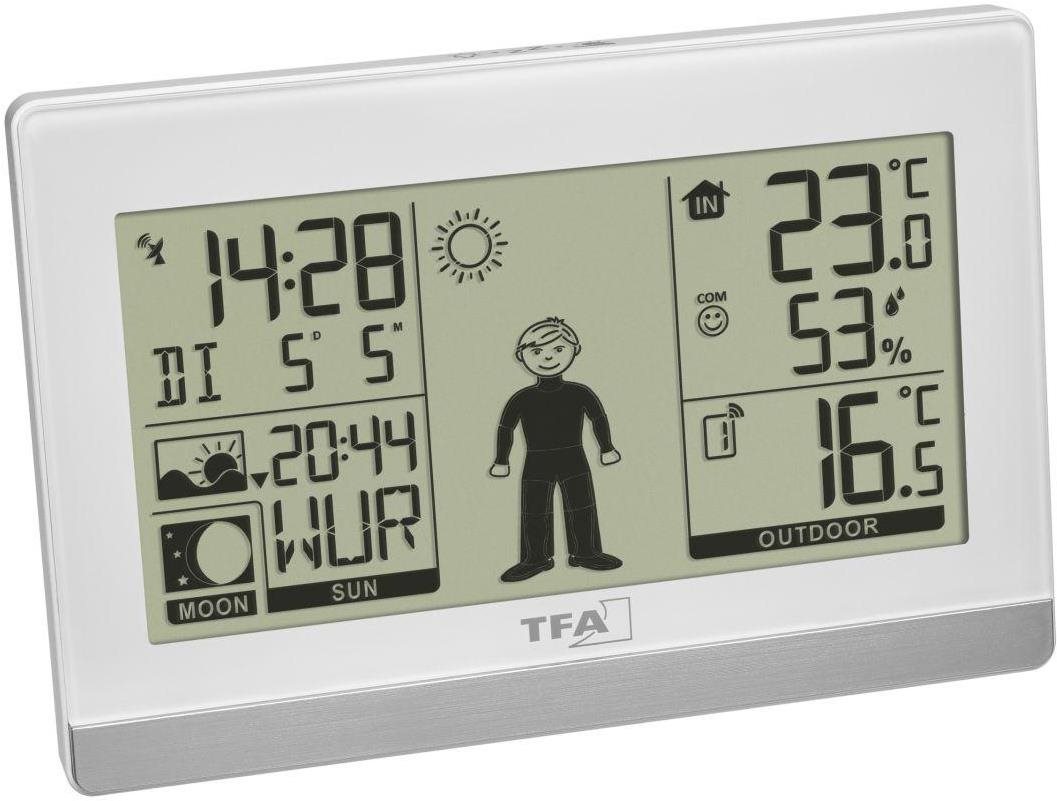 TFA 35.1159.02 WEATHER BOY - házi meteorológiai állomás időjárás-előrejelzéssel és babafigurával